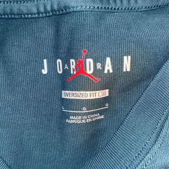 Nwt Jordan Women's Midi Dress in dark Teal and Light teal - Picture 9 of 9